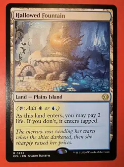 MTG, LORWYN ECLIPSED: HALLOWED FOUNTAIN, RARE, 0265, REGULAR, NM/ ECL - Image 1