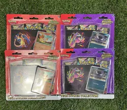 Pokemon Ascended Heroes Tech Sticker Collection Charmander & Gastly Lot of 4 - Image 1