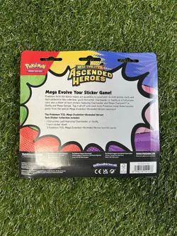 Pokemon Ascended Heroes Tech Sticker Collection Charmander & Gastly Lot of 4 - Image 3