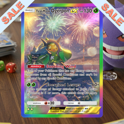 📢SALE📢 RAINBOW TEAL MASK OGERPON ⭐⭐Pokemon TCG pocket:DELIVERY TIME: 1-10 MINS - Image 1