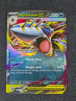 Mega Sharpedo Ex Lot Special Illustration Rare | Ultra Rare| Double Rare Pokemon - Image 2