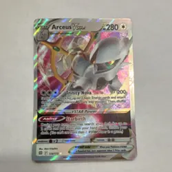 Pokemon Arceus VSTAR 123/172 Brilliant Stars Ultra Rare Holo VSTAR 280 HP - Image 1