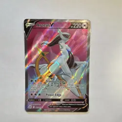Pokemon Arceus V 165/172 Ultra Rare Full Art Holo Brilliant Stars 220 HP - Image 1