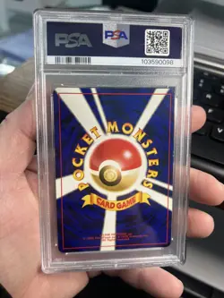 Pokemon 2000 Japanese Neo 3 Revelation #229 - Houndoom Holo Rare - PSA 8 - Swirl - Image 3