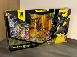 Pokemon Pikachu & Zekrom-GX Premium Collection Box NEW SEALED 10 Booster Packs - Image 1