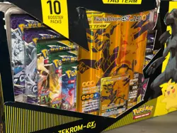 Pokemon Pikachu & Zekrom-GX Premium Collection Box NEW SEALED 10 Booster Packs - Image 5