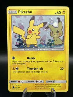 Pokemon TCG Pikachu SM162/248 SM Black Star Promos Holo - Image 1