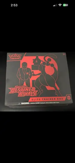 Pokemon TCG Destined Rivals ETB Elite Trainer Box Sealed - Image 1
