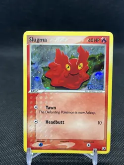 Pokemon Slugma 73/115 Unseen Forces Holo NM - Image 3