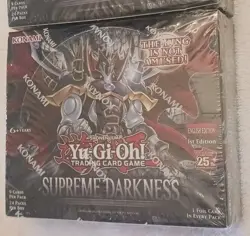 2025 Konami Yu Gi Oh! Supreme Darkness Booster Box (NEW-SEALED) - Image 1