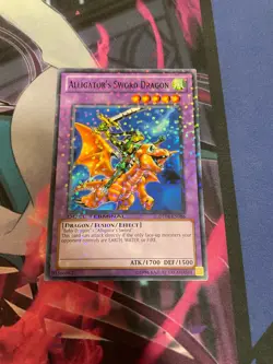 YUGIOH - ALLIGATOR'S SWORD DRAGON - COMMON - DT04 - NM - DUEL TERMINAL - Image 1