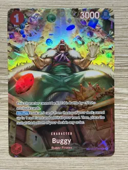 Buggy SP (OP06) OP03-008 Wings of The Captain English One Piece TCG NM - Image 1