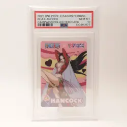 2025 ONE PIECE X BASKIN ROBBINS ONE PIECE CAMPAIGN COLLECTION BOA HANCOCK PSA 10 - Image 1