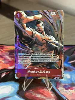 Monkey D. Garp (Alt Art) OP13-016 R Carrying on His Will - ONE PIECE TCG English - Image 2