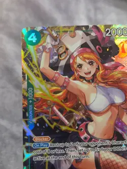 One Piece The Azure Sea's Seven Nami OP14-031 Alternate Alt Art NM - Image 3