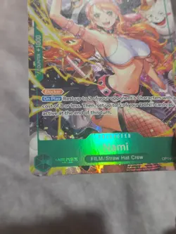 One Piece The Azure Sea's Seven Nami OP14-031 Alternate Alt Art NM - Image 5