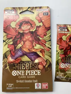 2 One Piece TCG Eng PRB-01 Premium 1 Booster Sleeved And 1 Pack = 2 Sealed Packs - Image 2