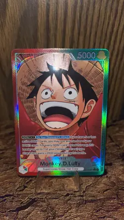Monkey D Luffy OP13-001 L Leader Alt Art Carrying On His Will OPCG English - Image 1