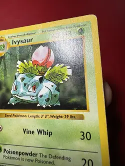 Ivysaur 30/102 Shadowless 1st Edition Base Set Pokemon Card HP - Image 5