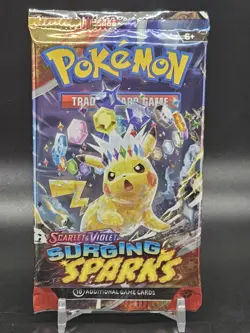 Pokemon Surging Sparks Booster Pack - 10 Cards / Pack - Random Art - SEALED - Image 1