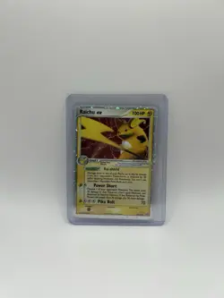 Pokemon Raichu EX Holographic Card Emerald, Card 97/106 - Image 1