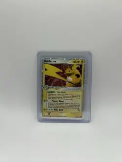 Pokemon Raichu EX Holographic Card Emerald, Card 97/106 - Image 2