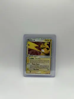 Pokemon Raichu EX Holographic Card Emerald, Card 97/106 - Image 3