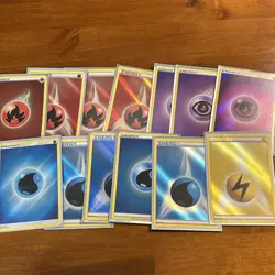 Pokemon Energy Card Holo Lot (13 Cards) - Image 1