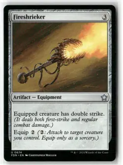 Fireshrieker Foundations Regular MTG Magic NM - Image 1