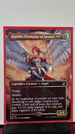 Aurelia, Exemplar of Justice (Anime Borderless) Ravnica Remastered Regular - Image 1