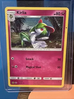 Pokemon TCG Kirlia 92a/147 Burning Shadows Cosmos Holo Rare Nintendo VLP - Image 1