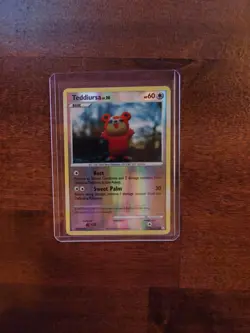 Teddiursa 105/123 Mysterious Treasures Reverse Holo Pokemon 2007 Yuka Morii LP - Image 1