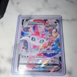 Pokemon TCG Sylveon VMAX TG15/TG30 Brilliant Stars Full Art Rapid Strike Ultra . - Image 1