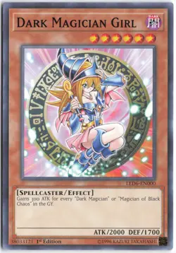 Yugioh - Dark Magician Girl LED6-EN000 1st Edition - Legendary Duelists: Magical - Image 1