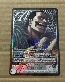 Crocodile (Alternate Art) OP14-079 Leader One Piece The Azure Sea's Seven - Image 1