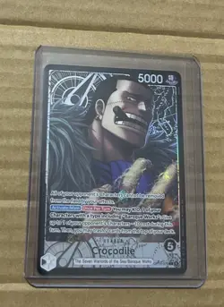 Crocodile (Alternate Art) OP14-079 Leader One Piece The Azure Sea's Seven - Image 3