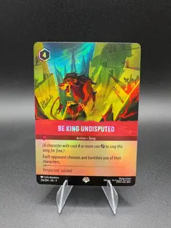 Be King Undisputed 216/204 Epic Disney Lorcana Fabled - Image 1