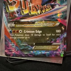 Pokemon TCG M Garchomp EX XY168 Promo Holo Mega Dragon 210 HP EX Card - Image 3