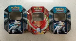 Lot of 3 Pokemon Tins Gyrados Ho-Oh Pikachu **EMPTY TINS NO CARDS** - Image 1