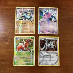 Pokemon Lot of 4 2009 Holo Cards - Lucario, Espeon, Scizor, Arceus - Image 1