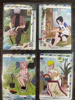 Kayou Naruto Series 1 Heaven Scroll - 4 Card Lot of PU (Power-Up Card) English🔥 - Image 1