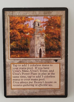 Vintage Urza's Tower MTG Card Magic the Gathering - Image 1