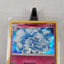 Alolan Ninetales SM128 Black Star Holo Rare Promo #30 TCG Pokemon Card NM - Image 4