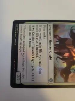 MTG Knight of Dawn's Light Dominaria United 023/281 Holo Uncommon White Fresh - Image 2