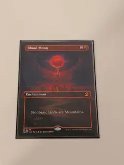 Blood Moon (Anime Borderless) Wilds of Eldraine: Enchanting Tales Regular - Image 1