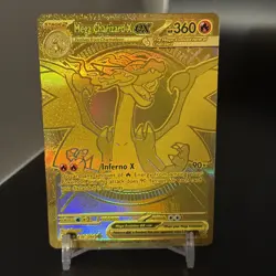 Mega Charizard X ex 130/094 Phantasmal Flames Gold Hyper Rare Pokemon Card - Image 5