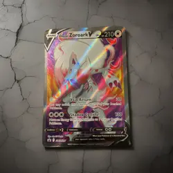 Pokemon TCG Hisuian Zoroark VSTAR Holo Black Star Promo SWSH297 2022 - Image 1