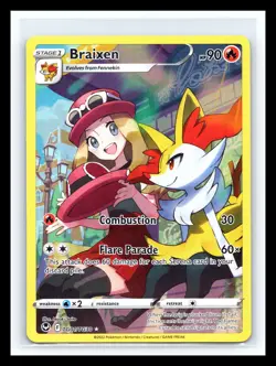 💥 Braixen TG01/TG30 SwSh12: Silver Tempest Trainer Gallery Holo - Pokemon TCG - Image 1