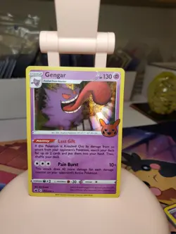 Pokemon Card Gengar 057/198 Holo Rare NM-Mint Trick Or Trade Halloween - Image 1