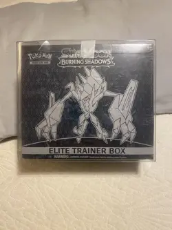 Pokemon Burning Shadows Sun & Moon ETB - Factory Sealed. In protective case - Image 1